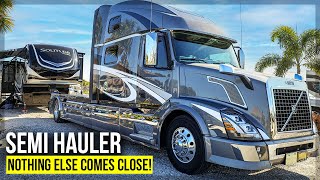 SEMI RV Hauler like NO OTHER! // Full Tour of this 37' long BEAST!