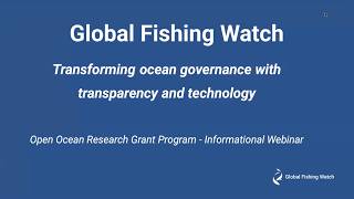 2026 Open Ocean Research Grant Program: Informational Webinar