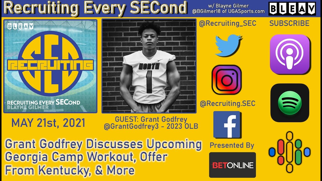 Georgia Legacy Grant Godfrey Details Upcoming UGA Visit & Offer From Kentucky