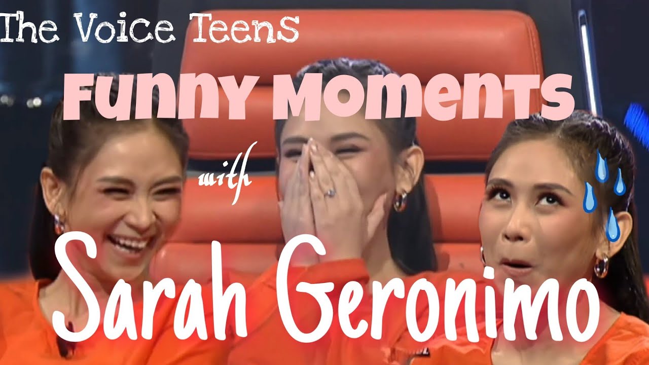 SARAH GERONIMO'S CUTE AND FUNNY REACTIONS and COMMENTS (Full) | The Voice Teens