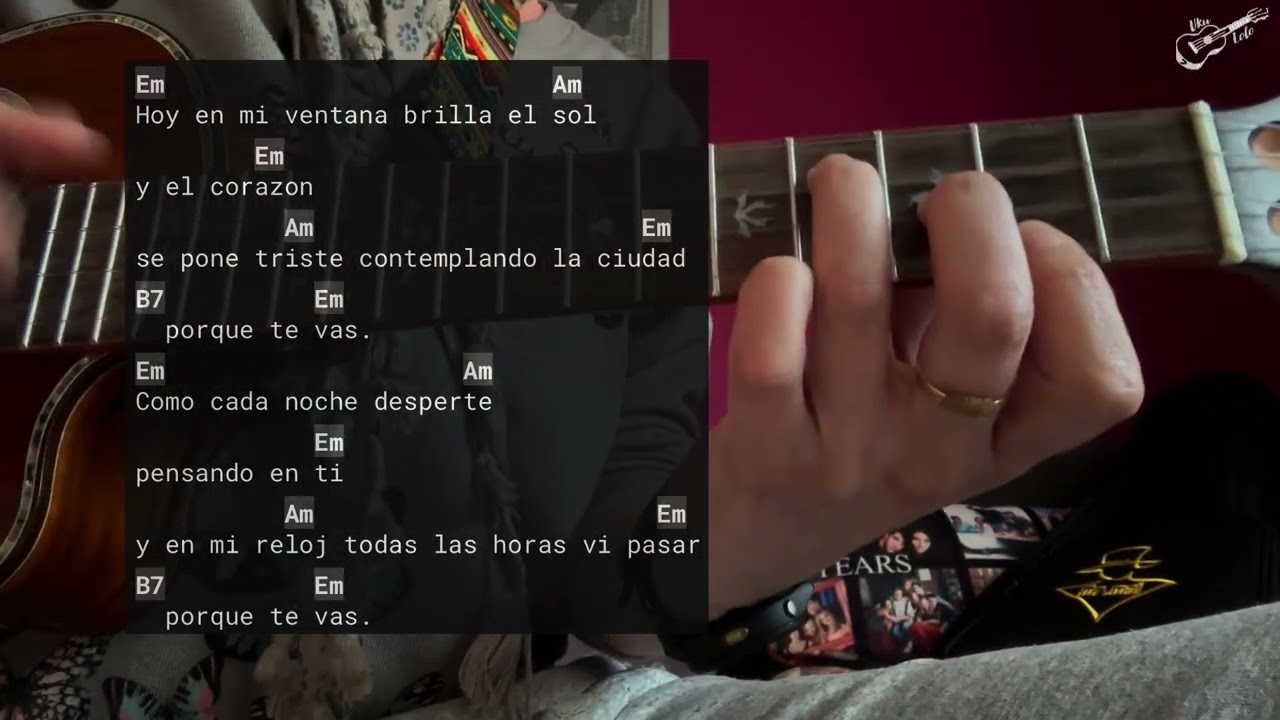 Jeanette - Porque te vas - T84 - Tuto Ukulélé débutants Simplifié - Cours Gratuit - Facile