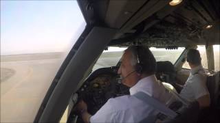 Iran Air Boeing 747-SP full GoPro Cockpit takeoff footage HD