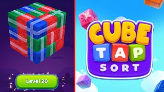 Cube Tap Sort Level 20 Game Walkthrough