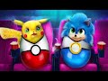 Sonic The Hedgehog Menyelamatkan Pikachu Di Kehidupan Nyata! Pokemon Aku Hilang!