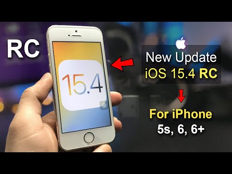 How to Install iOS 15.4 RC in iPhone 5s, 6, 6Plus - Update NOW! 🔥🔥