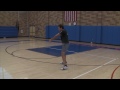 Volleyball Defense Demo, Side View at 25% Speed with Mike Diehl
