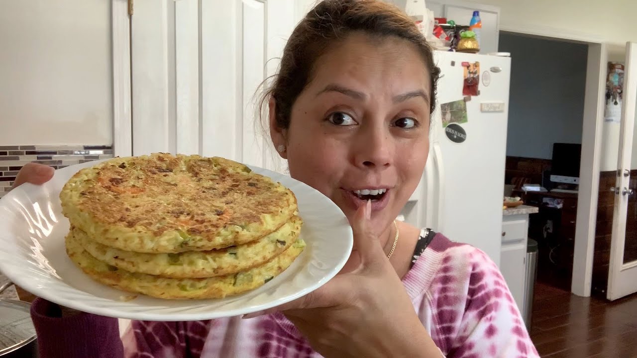 tortilla de arroz con camarones - YouTube