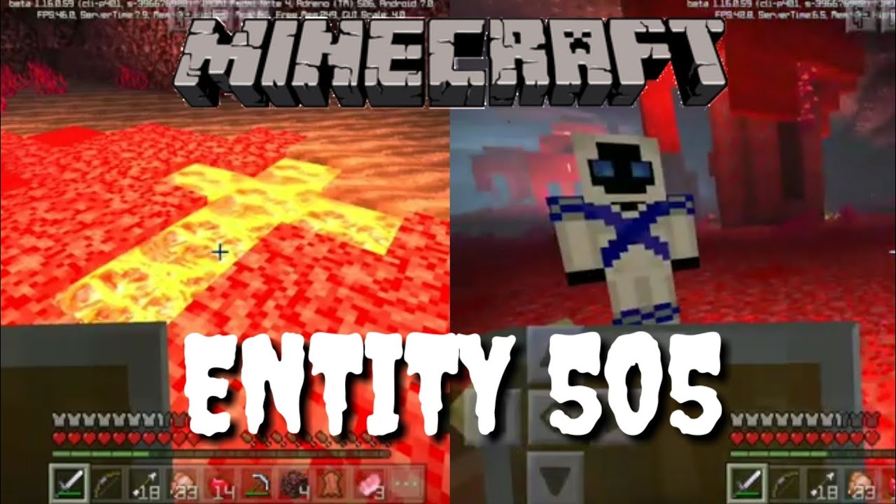 Minecraft Creepypasta Finding Entity 505 Youtube