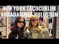 new york'ta çocukluk arkadaşımla buluştuk 💖 biraz sohbet ve makyaj