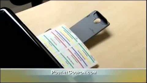 Post-it File Folder Labels