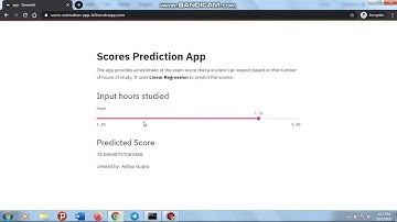 The Sparks Foundation: Task-1 Supervised Learning