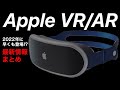 2022年には発表?!Apple VR•ARヘッドセット 最新情報まとめ!発表時期、発売時期、価格などの予想を解説【MRヘッドセット】