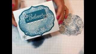 Sparkling Snowflake Christmas Card Tutorial