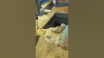 Đục tượng phật bằng máy CNC 4 trục #cnc_đông_phương #shorts #máy_cnc_đục_tượng_gỗ