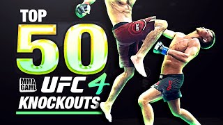 EA SPORTS UFC 4 - TOP 50 UFC 4 KNOCKOUTS - Community KO Video ep. 02