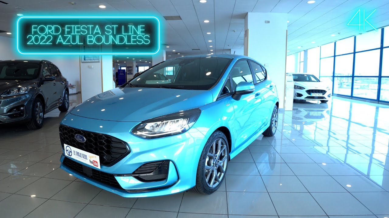 Ford Fiesta St Line 2022 Azul Boundless Review Exterior Interior