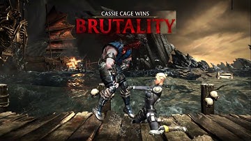 HOLLYWOOD CASSIE CAGE | HOW TO PERFORM BRUTALITY (using keyboard) - MORTAL KOMBAT XL