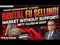 Market Crash Alert: Nifty Near 23,000 Breakdown | FIIs Dump ₹10,700 Cr | The N Show