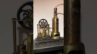 Bronze/brass vertical toy oscillating steam engine c1890s. France? 4/3/2026