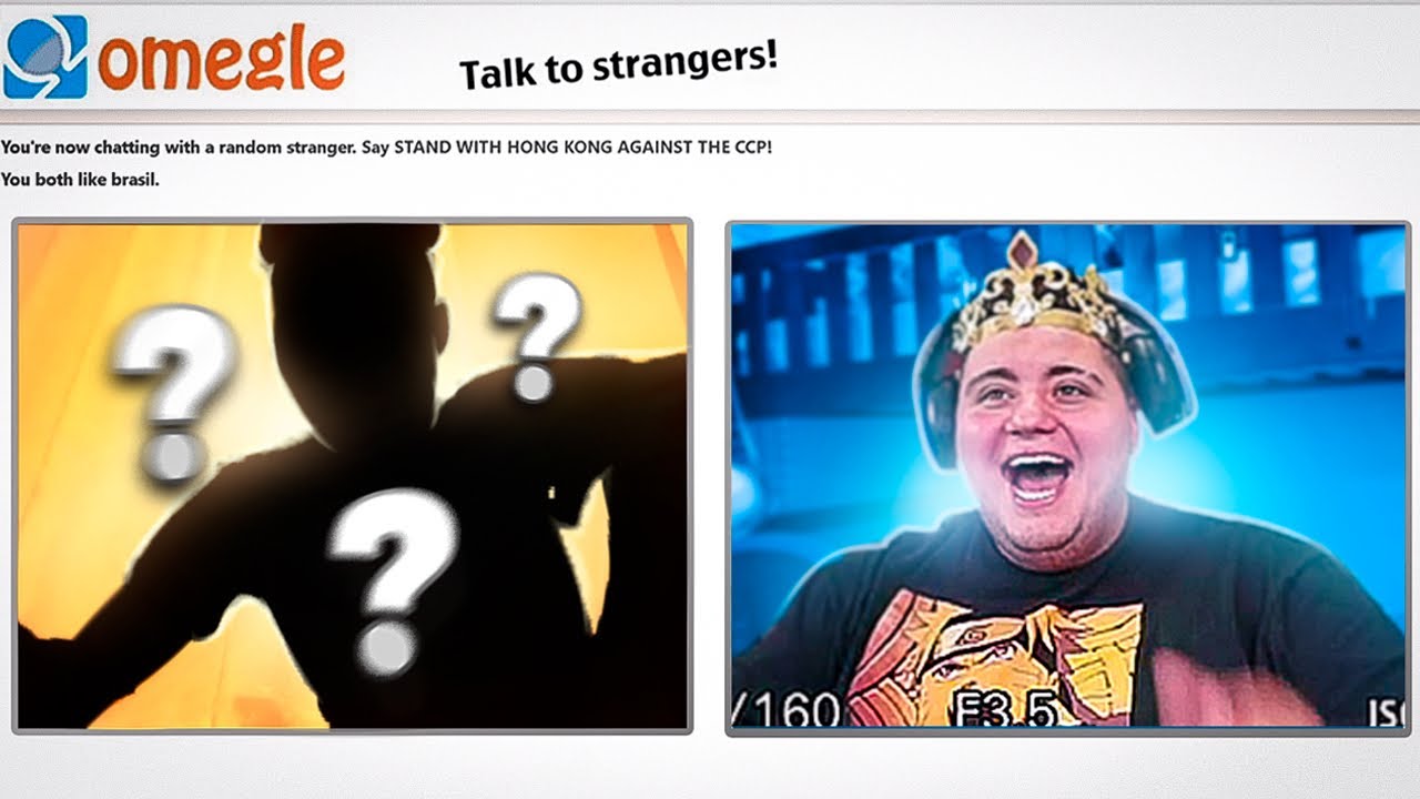 VOCÊS NÃO VÃO ACREDITAR QUEM EU ENCONTREI NO OMEGLE