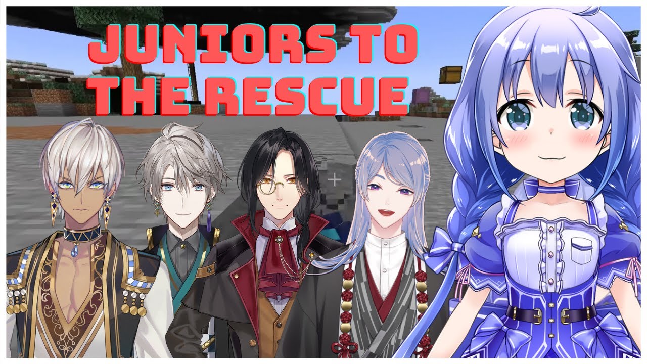 [Eng Sub] Yuki Chihiro gets help from her kind kouhais in minecraft [Nijisanji]