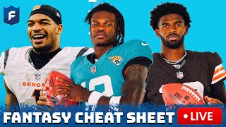 NFL Fantasy Cheat Sheet: Something or Nothing | Mailbag! | Film Festival - Extraction)