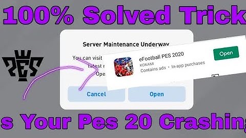 100% Solved Trick | Pes 2020 Mobile V4.0 Update Crashing
