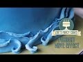 How to make a fondant wave effect on a cake How To Tutorial