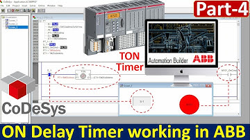 TON - On Delay Timer working in ABB PLC Programming with practical - Hindi
