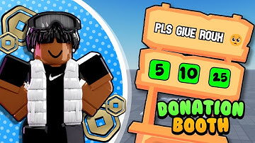 How to make a DONATION BOOTH in Roblox Studio! *No Scripting*