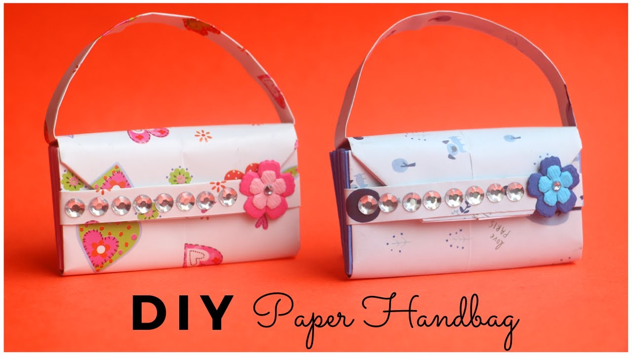 DIY – Little Paper Handbag #4 – Varnam Art Class