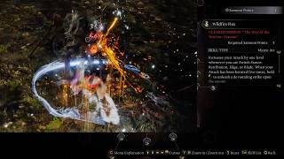 Nioh 3 Wildfire Flux Demonstration Ultimate Switchglaive Mystic Art Way of Warrior Veteran Reward