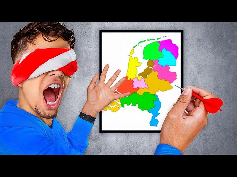 Blind DARTEN, waar het pijltje land word ik GEDROPT!