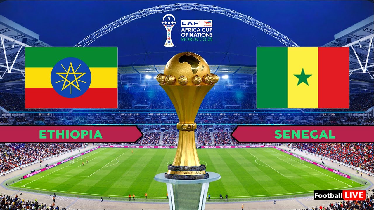 ETHIOPIA vs SENEGAL - Africa Cup of Nations 2025 AFCON | Full Match All Goals | Simulation PES