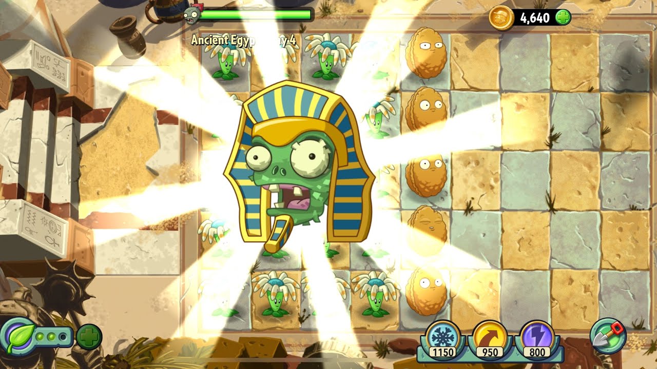 plants vs zombies 2 ancient egypt day 4 - YouTube