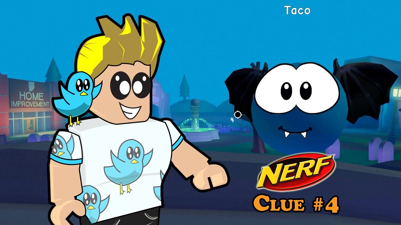 Roblox Halloween In Meep City Nerf Challenge Clue 4 Gamer Chad Plays Youtube - people playing roblox on youtube meepcity