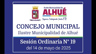 Concejo Municipal Periodo 2024-2028 Nº19