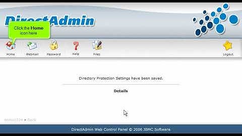 DirectAdmin: Password Protect a Directory