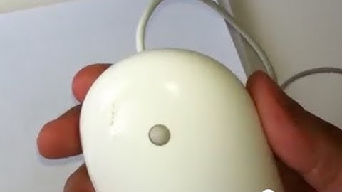 Cleaning Apple Mighty Mouse the fast and easy way to solve scrolling problem