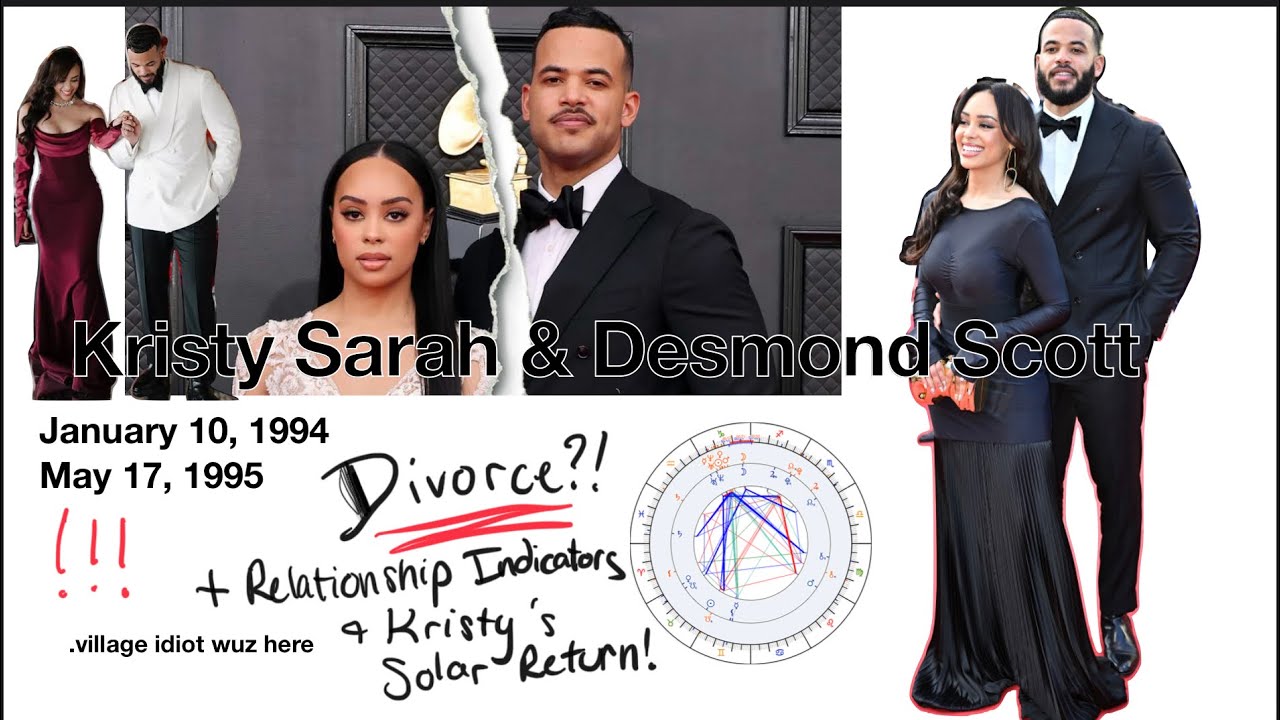 Kristy Rou Kristy Sarah & Desmond Scott: Synastry Astrology📸 + DIVORCE?! - YouTube