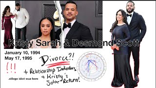Kristy Sarah & Desmond Scott: Synastry Astrology📸 + DIVORCE!