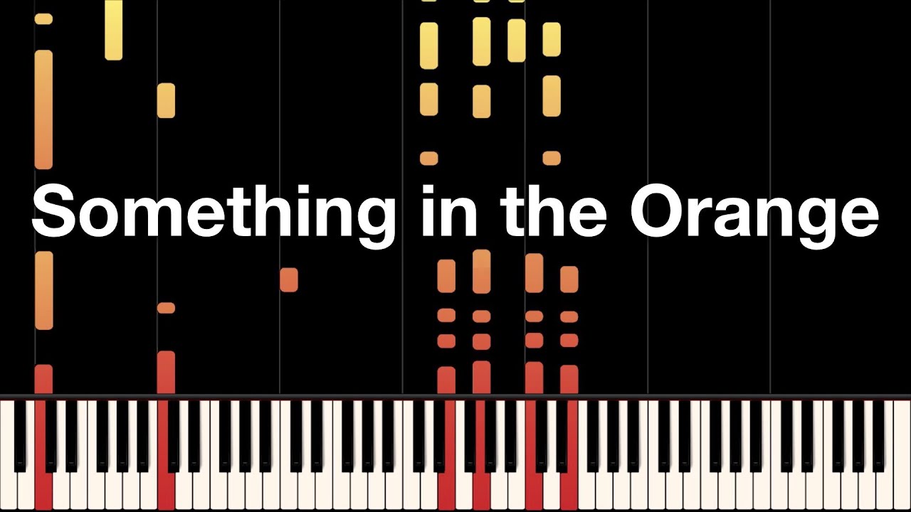 Zach Bryan Something in the Orange Piano Cover (Synthesia Tutorial