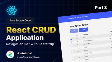 Adding Bootstrap to React | Navbar Bootstrap | CRUD Application | Complete React Course in Hindi #3
