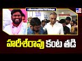 Minister Harish Rao gets emotional after singer Sai Chand's demise