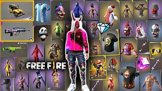 ¿LA CUENTA MAS CHETADA DE TODO FREE FIRE? MOSTRANDO TODO LO QUE HAY EN MI CUENTA ¡SKINS LEGENDARIAS!