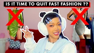 TOP 5 REASONS You Still Shop Fast Fashion & How To Break Them