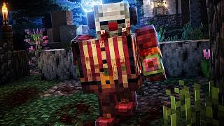 The Night Is Dark And Full Of Zombie Clowns (Minecraft Dinosaurs #2)