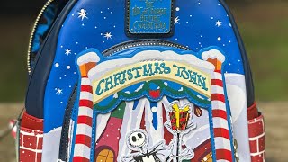 Loungefly’s Nightmare Before Christmas “Christmas Town” mini backpack #loungefly #nmbc #goth