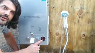 Review Of 18L4.8Gallon Tankless Water Heater 4.8Gpm High Efficient Lpg Propane Gas Hot Water Heater
