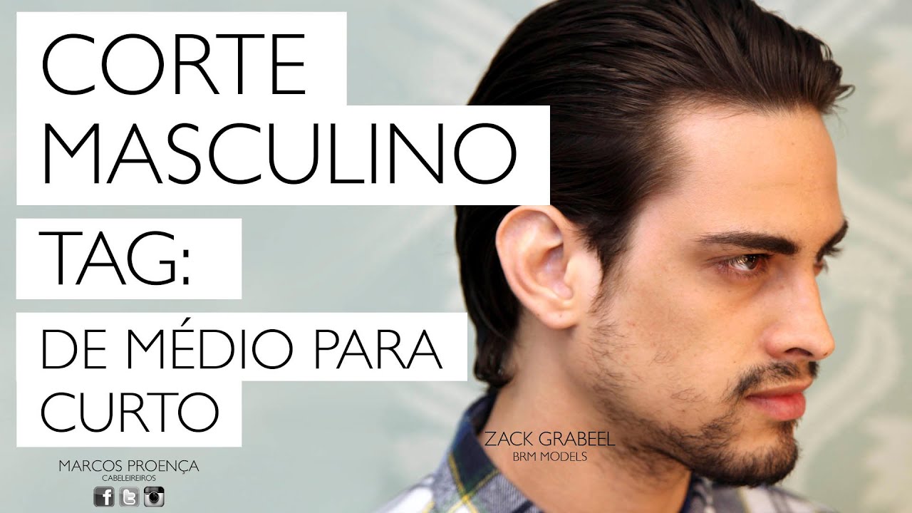 corte masculino medio